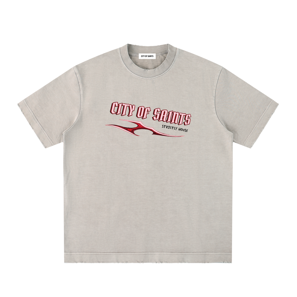 heavyweight ,strictlyhouse,cityofsaints,graphictee,canadianstreetwear,unisex,raveculture,streetwearbrand,dtfprinting