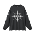 streetwear,oversizedfit,longsleeve,graphicdesign,graphictee,unisexstyle,cityofsaints,charcoal